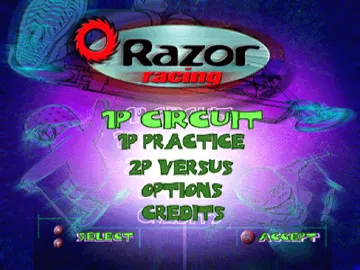 Razor Racing (US) screen shot title